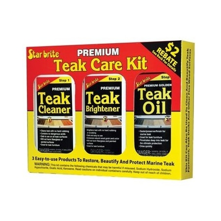 Star Brite A Pt Teak Care Kit, No 81216 81216
